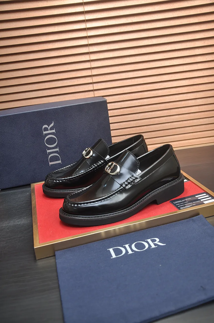 Men's shoes 💰680💶[Dior] (water-dyed cowhide lining) Dior original 1:1 high-quality factory, imported original materials, imported raw cowhide, water-dyed cowhide lining, original TPU outsole, code number: 39-44 (38.45 custom-made)